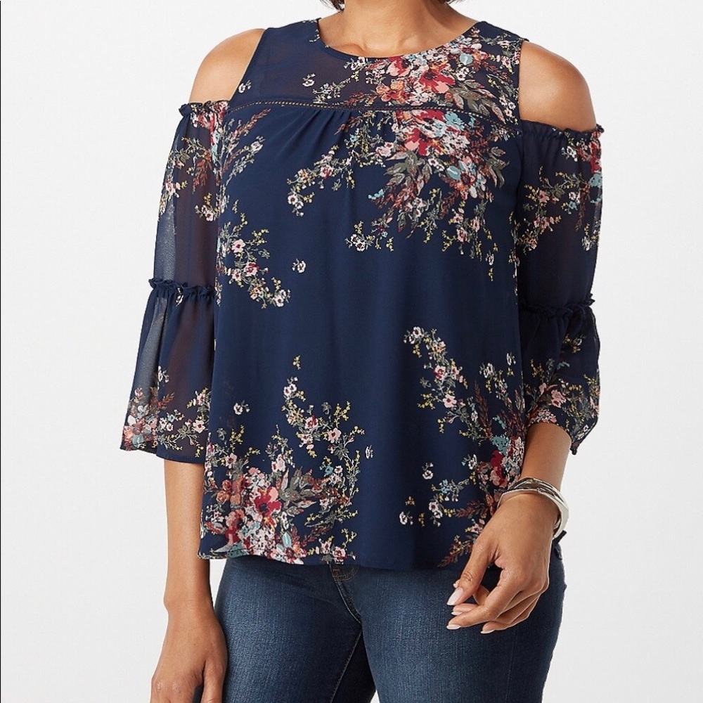 Navy blue Top by Daniel Rainn Size XL